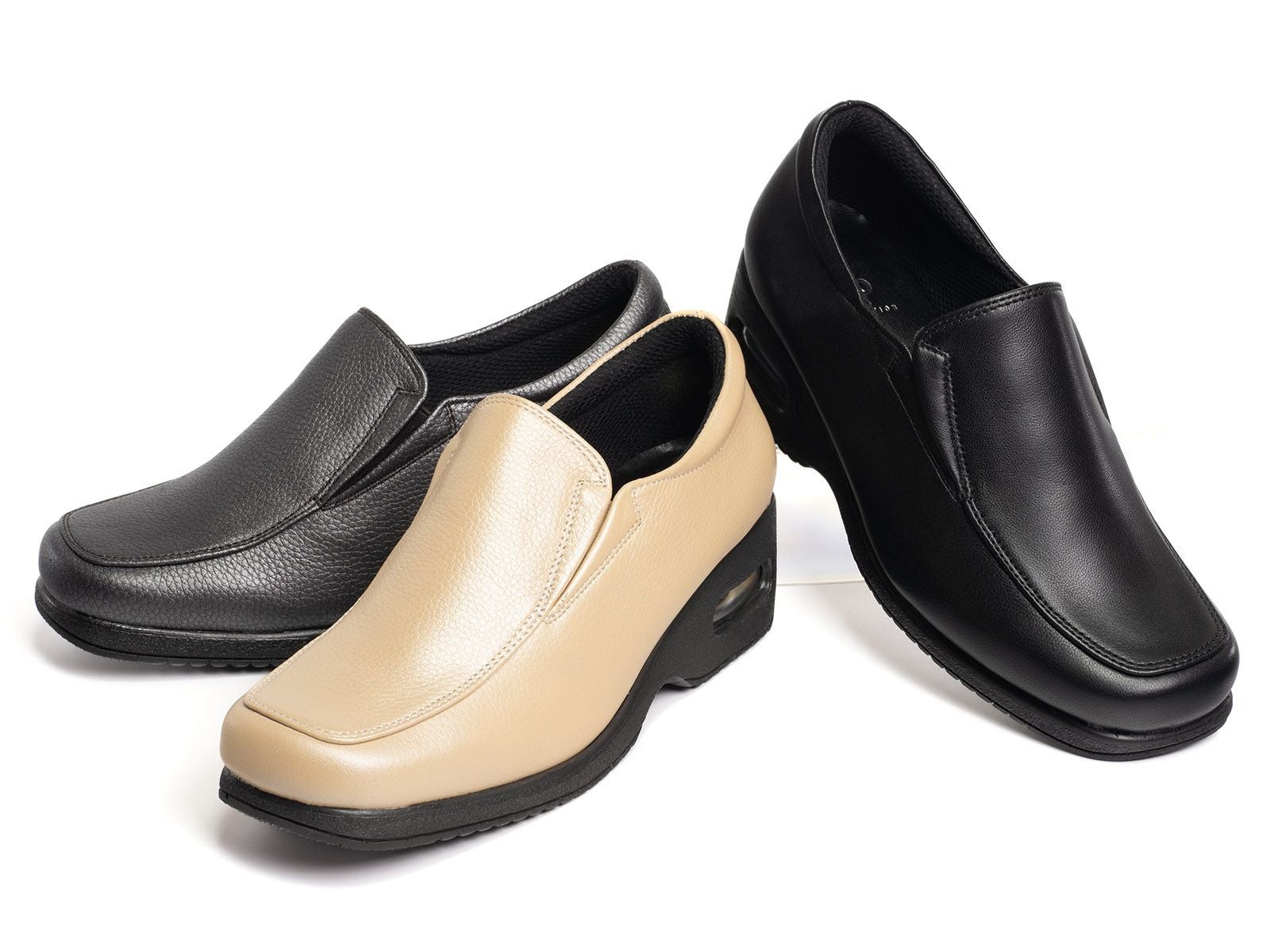 大きいサイズ エアークッション入りカジュアルパンプス