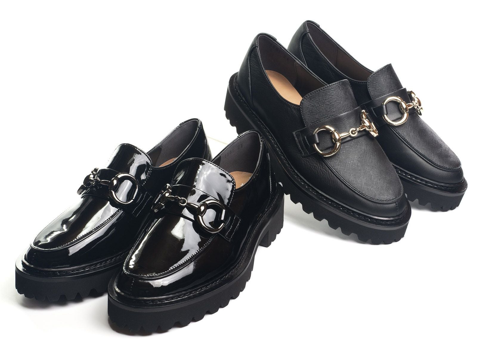キキ品 チェーンモチーフ付きローファー(208-213521) | レディースキッド